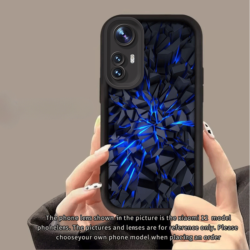 TEMU Модерен Blu-Ray Rock Нов Калъф за Телефон за Redmi