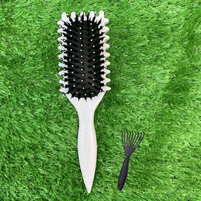 Curling Brush Set- Damage- Curler For All Hair Types| Smooth Bristles That Won't Pull Or | Waves, Curls Styles| Durable Plastic Construction| Design| For Home& Salon Use