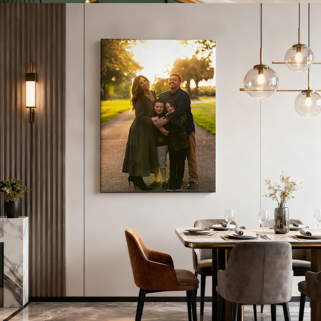 E-shop 2D-Flachdruck, personalisierter Foto-Leinwanddruck, lebendige moderne Schlafzimmer-Deko-Wandkunst, perfektes einzigartiges