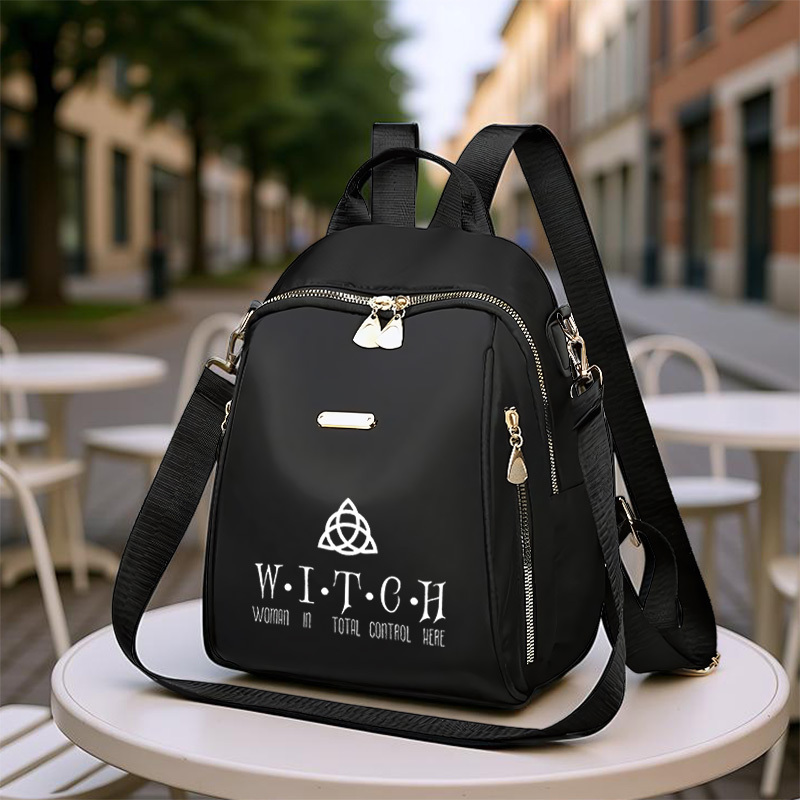 TEMU A -themed Backpack Designed For School Use, Featuring Storage With Various Pockets, Adjustable Straps, And A Zipper Closure. Ideal For