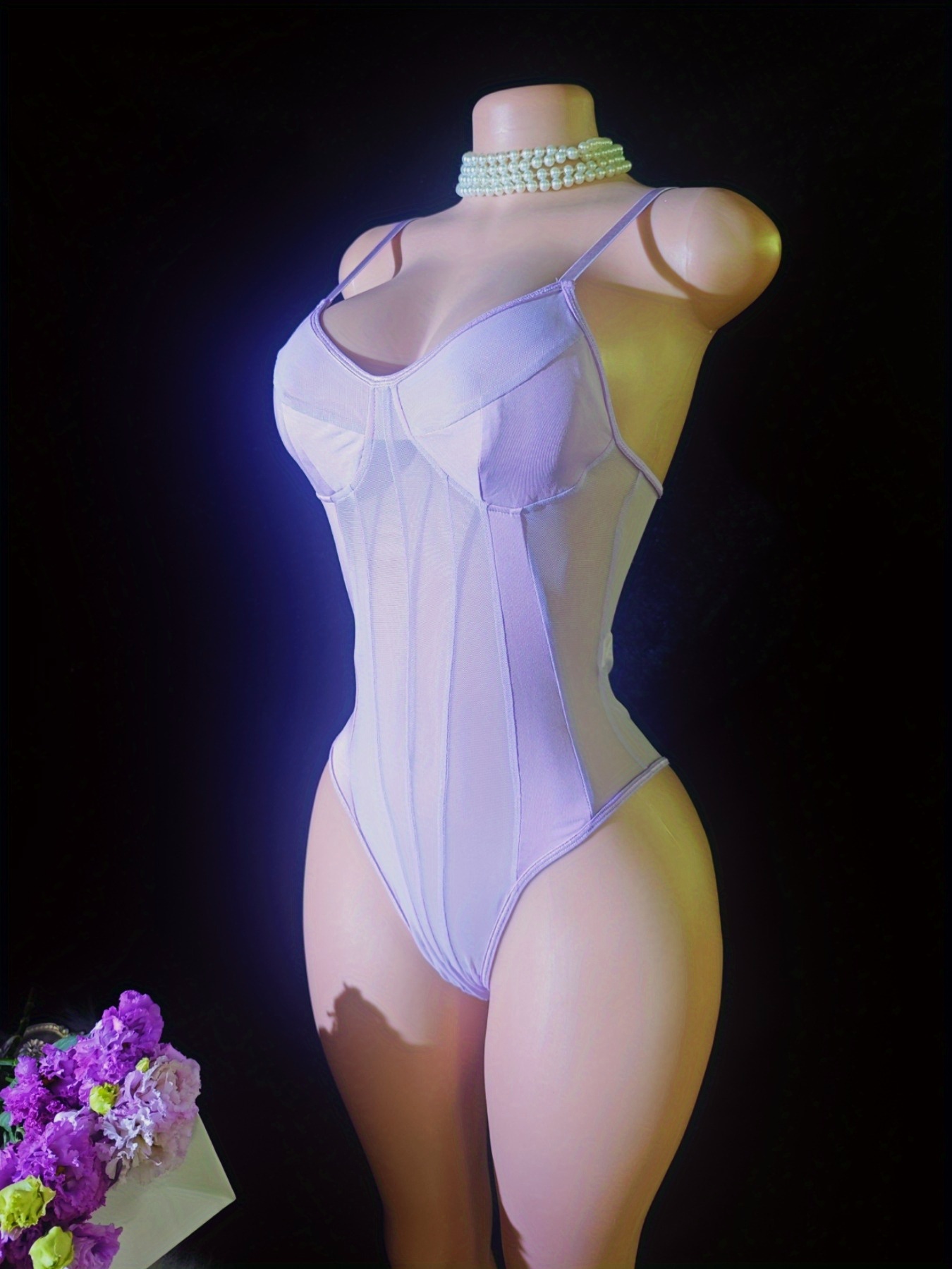 body cuello halter estampado floral mujer diseño romántico Temu