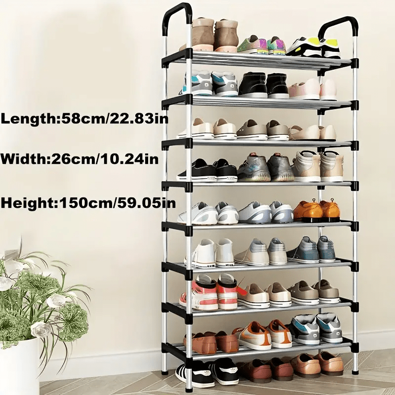 

Shoe Rack - , , Steel For Organization - For Entryway, Bedroom,