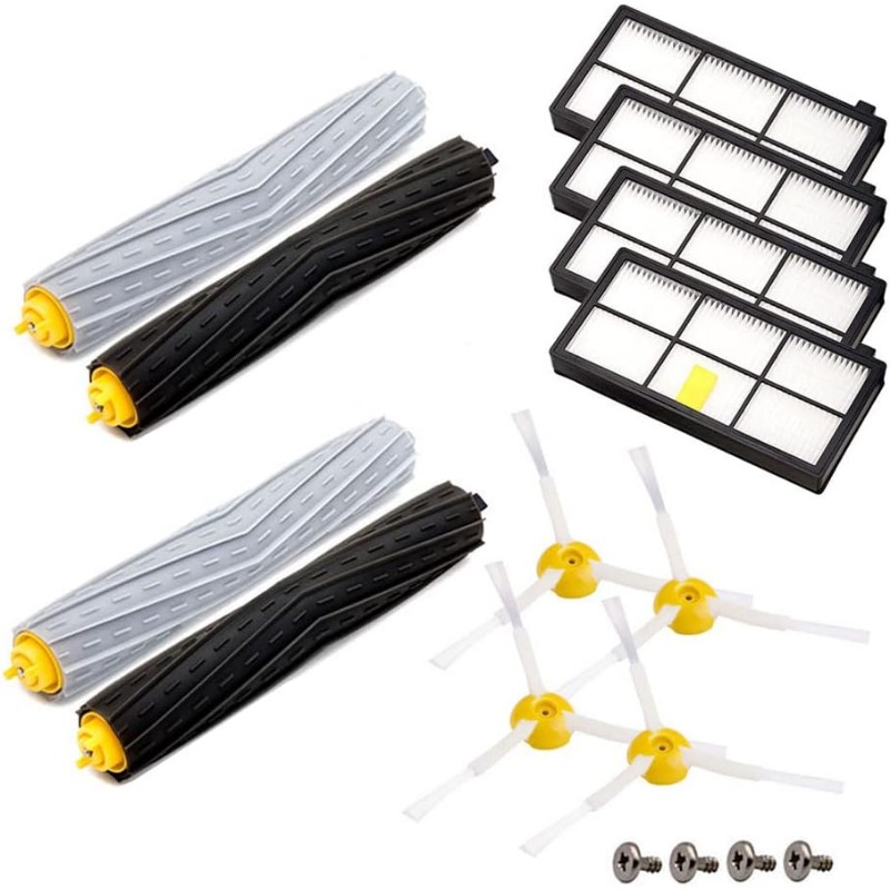 TEMU Kit de pièces de rechange et d'accessoires compatibles pour IRobot - Accessoire adapté aux séries 800/900, pour 860/870/880/890/895/960/980,