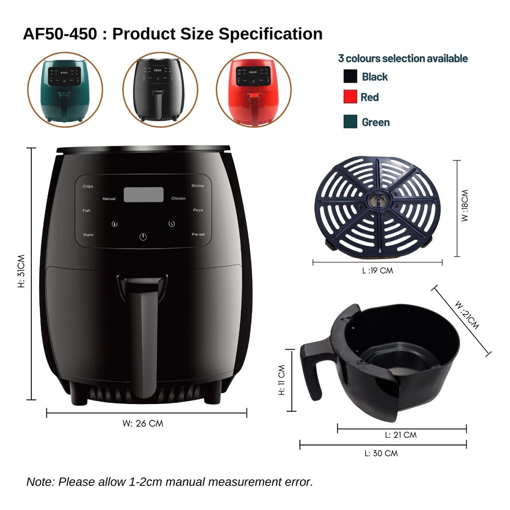 Air Fryer 6L LED Display