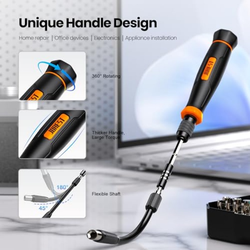   152-in-1 magnetic precision screwdriver set with torx/triwing/ /phillips bits, crv steel construction & tpr/pp ergonomic handle, magnetic storage case & 12 tool kit for electronics, macbook, iphone, ps5,  , jewelry repair -   professional tool kit for men, diy,  , home repairs,   magnetic mat,  /de , and storage box, magnetic screwdriver Product details 1