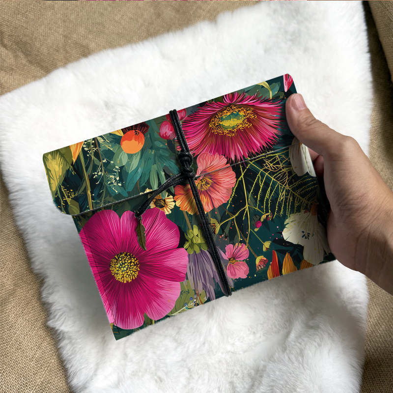 TEMU Flowers And Leaves In Various Colors Ultra-thin Ebook Protective Case 6-inch Compatible With Paperwhite Voyage 6-inch Paperwhite 5th .8-inch,