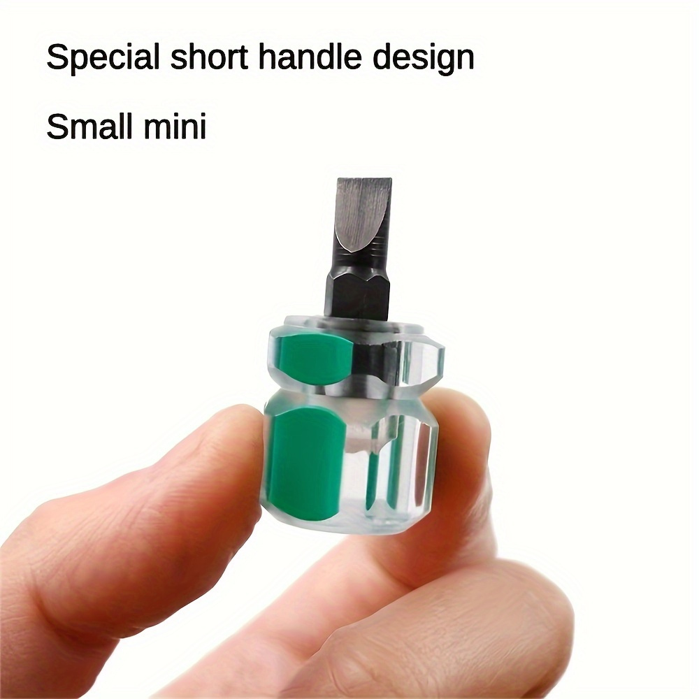 4pcs precision screwdriver set with clear handles durable metal mini   head no batteries required ideal for   projects hand tools Product details 0