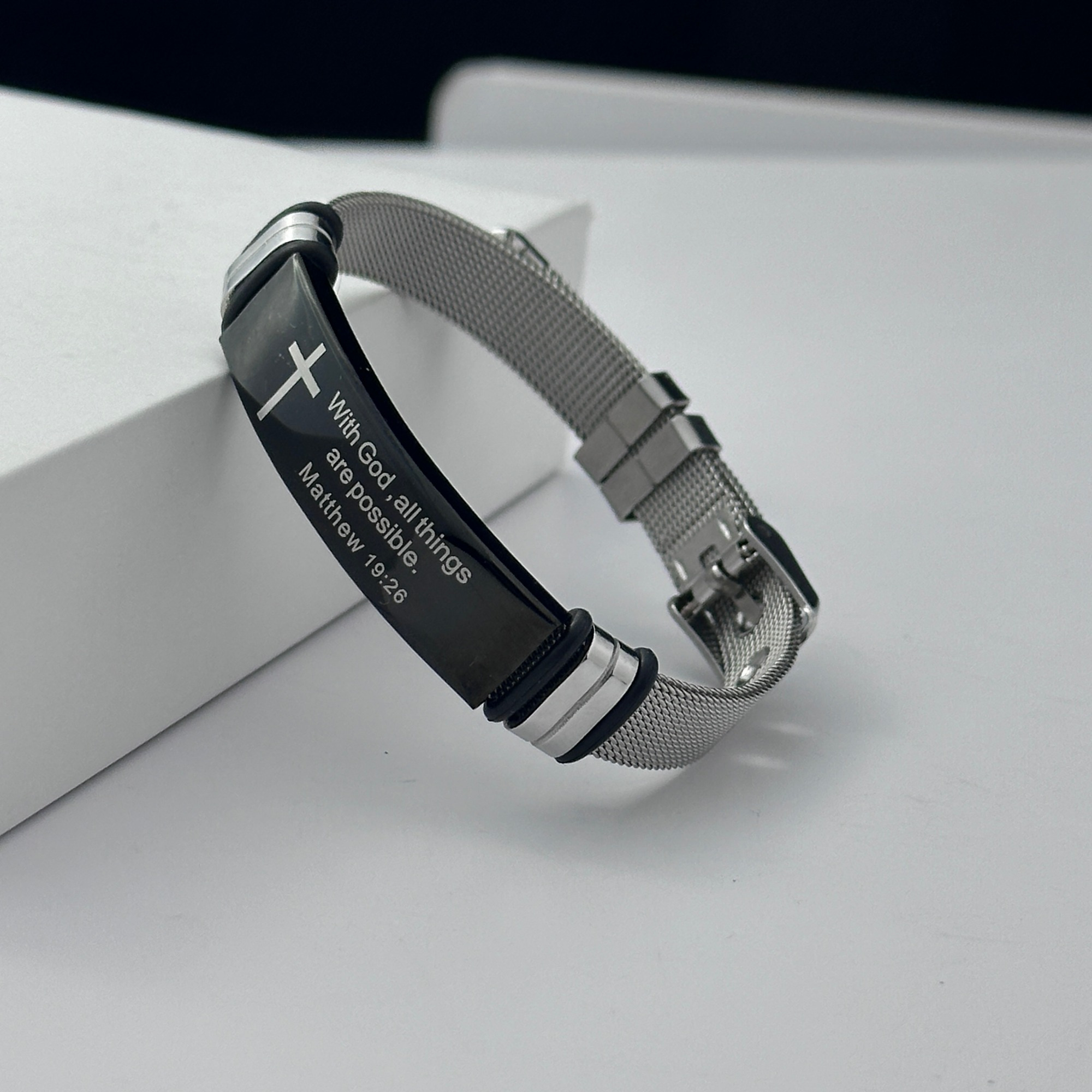 Stainless Steel Adjustable Bracelet for Men and Women