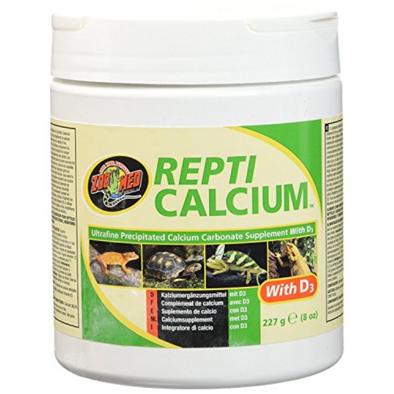 Reptile Calcium with Vitamin D3, 8-Ounce