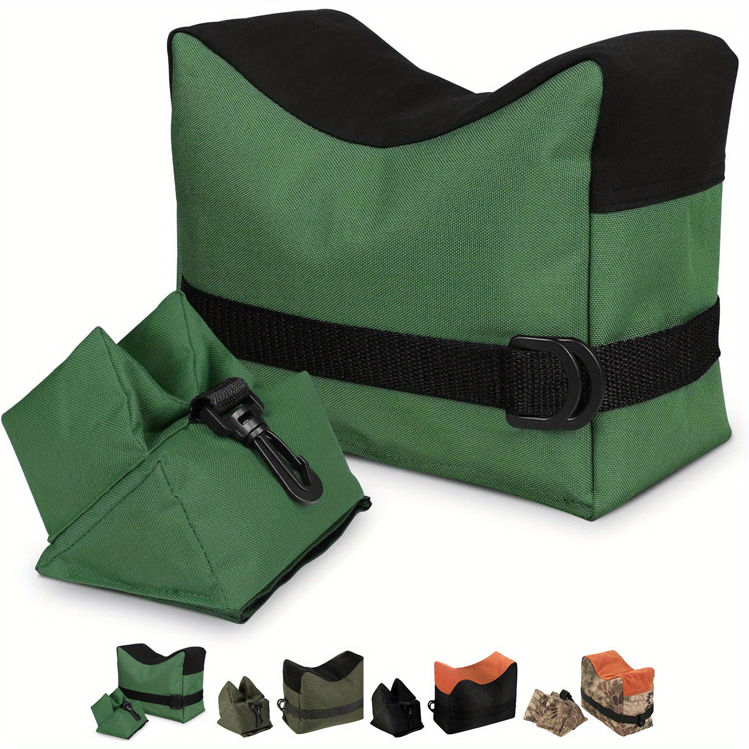 Keenso Sacchetto Supporto Esterno Per Fotografia E Caccia - 2 Pezzi, Colore Verde Militare - Foto 5