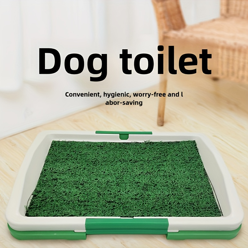 

Leak-proof Silicone & Pp Dog Potty Trainer - Easy To Clean, Hygienic Indoor Pet Toilet With Mat, Abrasion-resistant For All Dog Breeds, Dog Toilet Trainer