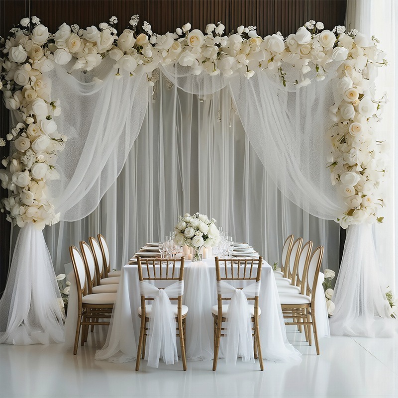 TEMU Questo set di due pezzi 癡 caratterizzato da elegante tessuto in organza , disponibile in dimensioni. Realizzato in poliestere, va lavato a , in