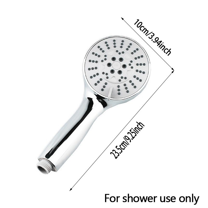 MROOFUL Handheld Shower Head System with 5-Mode High-Pressure Spray