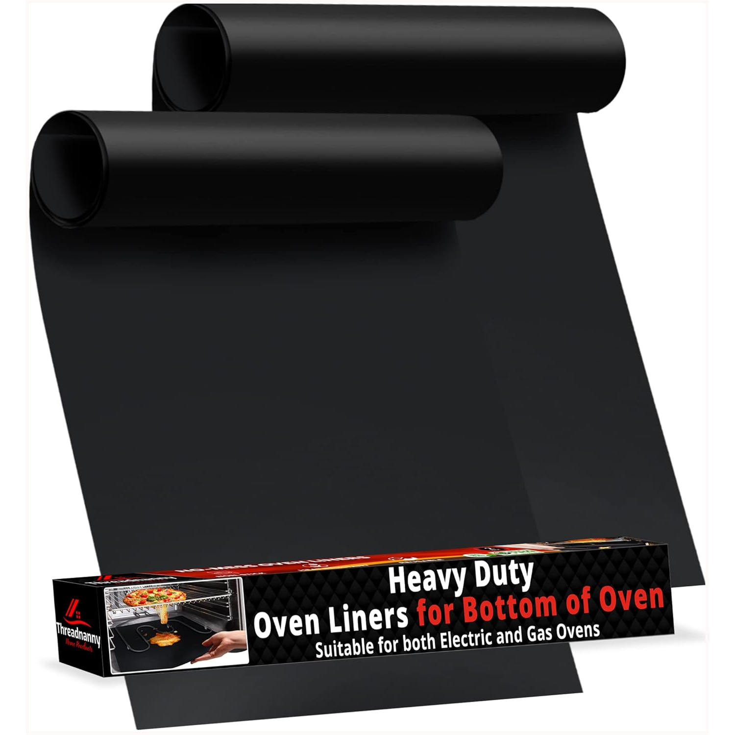4 Pack Large Heavy Duty Ptfe Oven Liner Mat Suitable For Oven, Stove, Microwave, Grill - Bpa/ Free, Large Thick For Gas/charcoal Stoves & Grills (17"x25")