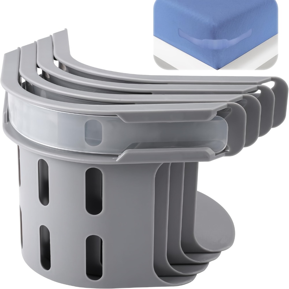 Image of 4pcs Invisible Sheet Fasteners Mattress Holder Straps For All Bed Sizes Anti-slip Bed Sheet Fixing Clips
