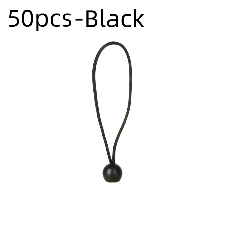 TEMU 30/50pcs Heavy Duty Bungee Cords With Uv Resistant Balls - Premium Tie Down Kit For Canopy, Tent, Cargo, Rv And Shelter - Durable Elastic Cords