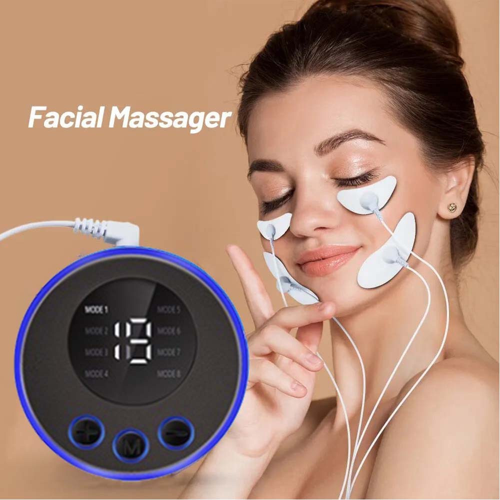 

Rechargeable Facial Massager 8 & 19 Intensities - Portable For , Usb , Includes & Accessories