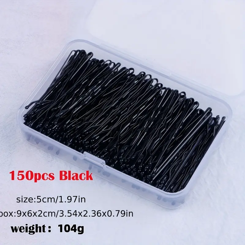 valentines day essential invisible wave bobby pins for women stylish hair clips barrettes with storage box Product details 2