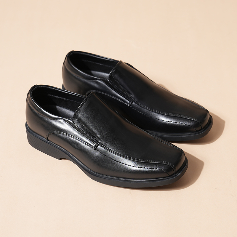 Image of Men's Moccasin Slip-on Dress Shoes | Comfortable Daily Wear Business Loafers For Office And Casual