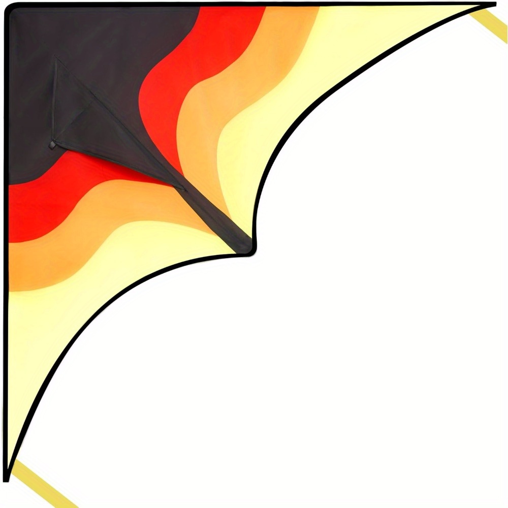 TEMU Syncfun Large Kite Gradient- For And Adults, Beach Kite With 328ft String For Outdoor Games And Activities