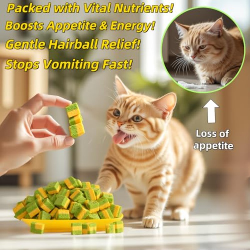 100g/3. 53oz Cats Grass Treats, Cat Toy Kitten Grass Pet Herb Stick Freeze Dried Kitty Food for Hairball Remove Teeth Cleaning Cats Consumable Kitty Lickable Chew Snack for Indoor