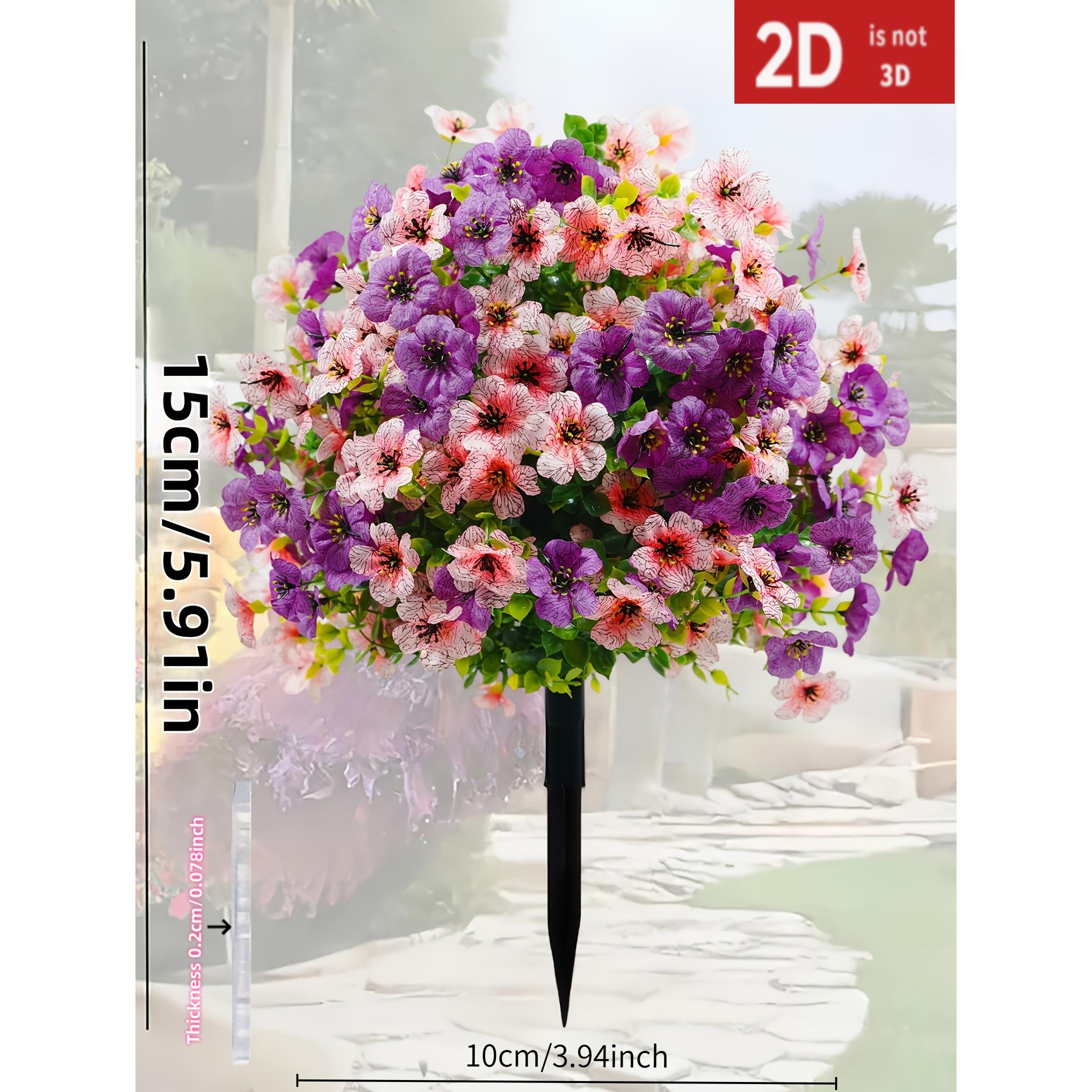 E-shop 2D Flat - 【2D Flat】 2D Flat - [2D Flat] 2D mit Lila Violet Acryl Erdspieß, Geeignet für Veranda, Balkon, Hof - Urlaubswohnungsdekoration,