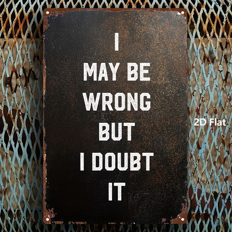 TEMU 2d Flat, 1pc, Metal Sign, Vintage Wall Decor: "i But I It," Wall Art, Home, Bar, Garage, Club, Restaurant, Decor, Club Decor Accessories |