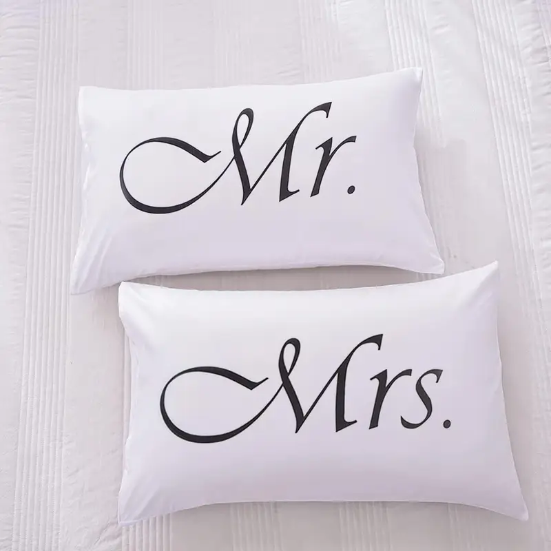 two couple heart print pillowcases Product details 6
