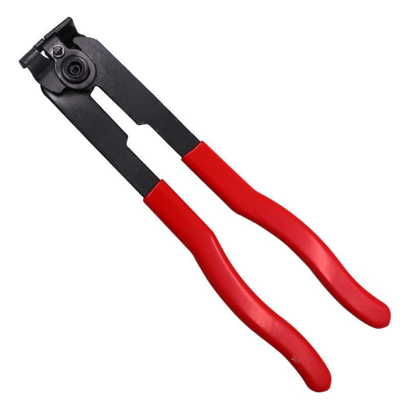 Sturdy Pliers For Cv Joint Boot Clamps, A Toolkit For Automotive Repairs Including Exhaust Pipe And Fuel Filter Installation