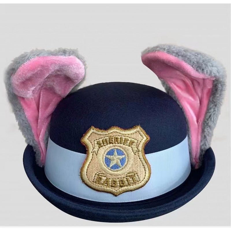 TEMU 【商品名】ジュディ・ホップス 警察官 コスチューム 帽子 トップハット 大人 子供 ペア ハット バッジ ドーム イヤーズ