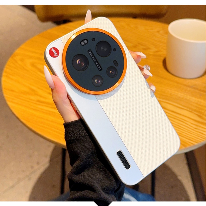 TEMU Phone Case: Creative Ultra-thin Contrast Color Camera Style Phone Case, Suitable For Xiaomi 17 Ultra, Full Lens Coverage, Matte Skin-feel Phone