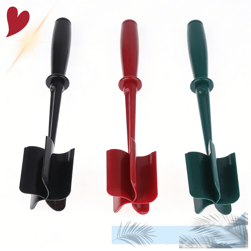 TEMU 3pcs Set Upgrade Design, Break-resistant Handheld Mixing Spatula, Grinding Spatula, Heat-resistant And Portable, Mixing Chopper, Blend And Tool,