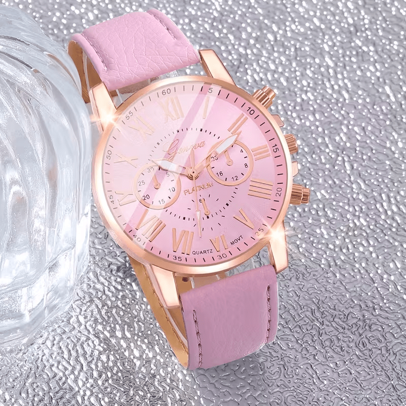 a set of 10 quartz watches unisex sporty and stylish   couples romantic and minimalist great for party decoration featuring faux leather straps and quartz movements ideal gifts for birthdays mothers day fathers day details 1