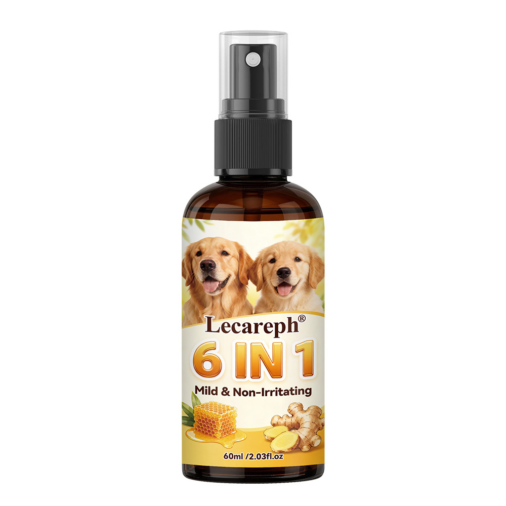 TEMU 6-in-1 -one Spray - , Suitable For Cats And Dogs, Safe And Natural, Moisturizes Dry And Cracked Paw Pads, Required For Quick Use, All Paw
