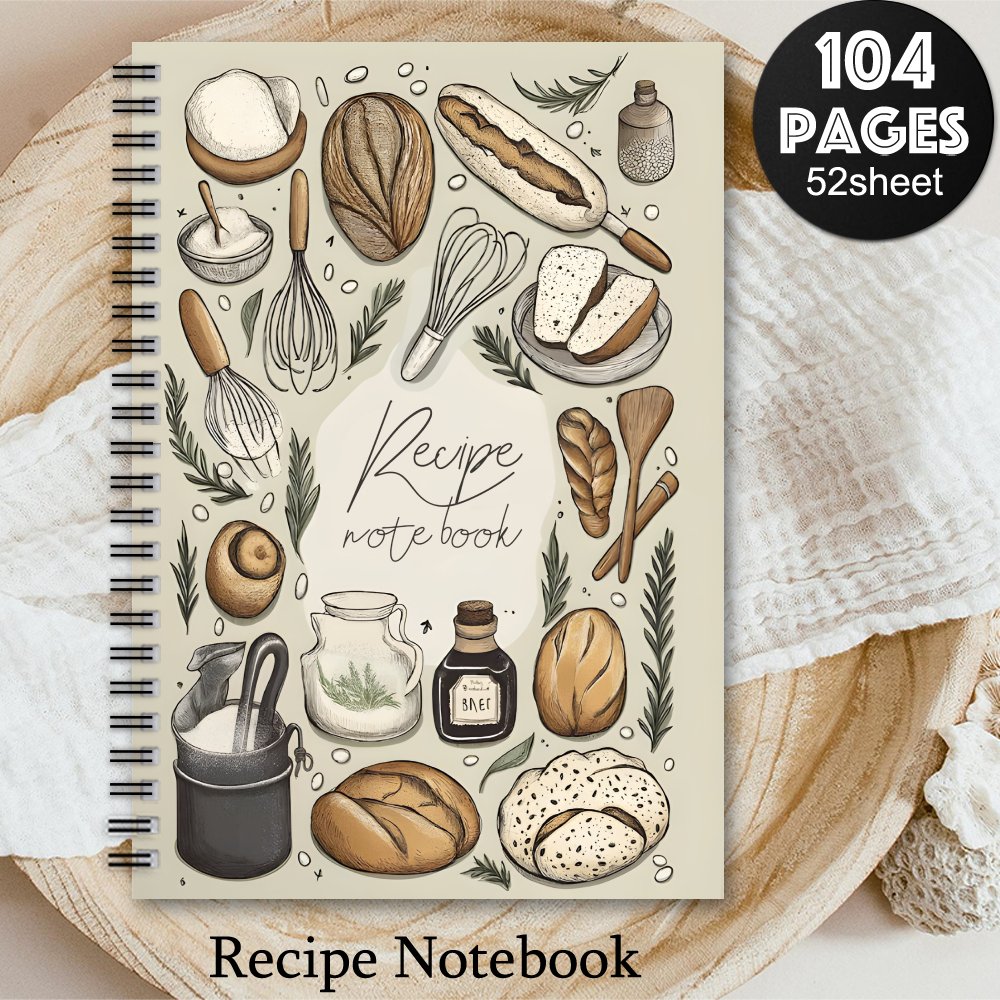TEMU Un carnet de recettes amusant en italien sur le thème de , comprenant , les ingrédients et les outils de cuisine. Il de planifier les menus et