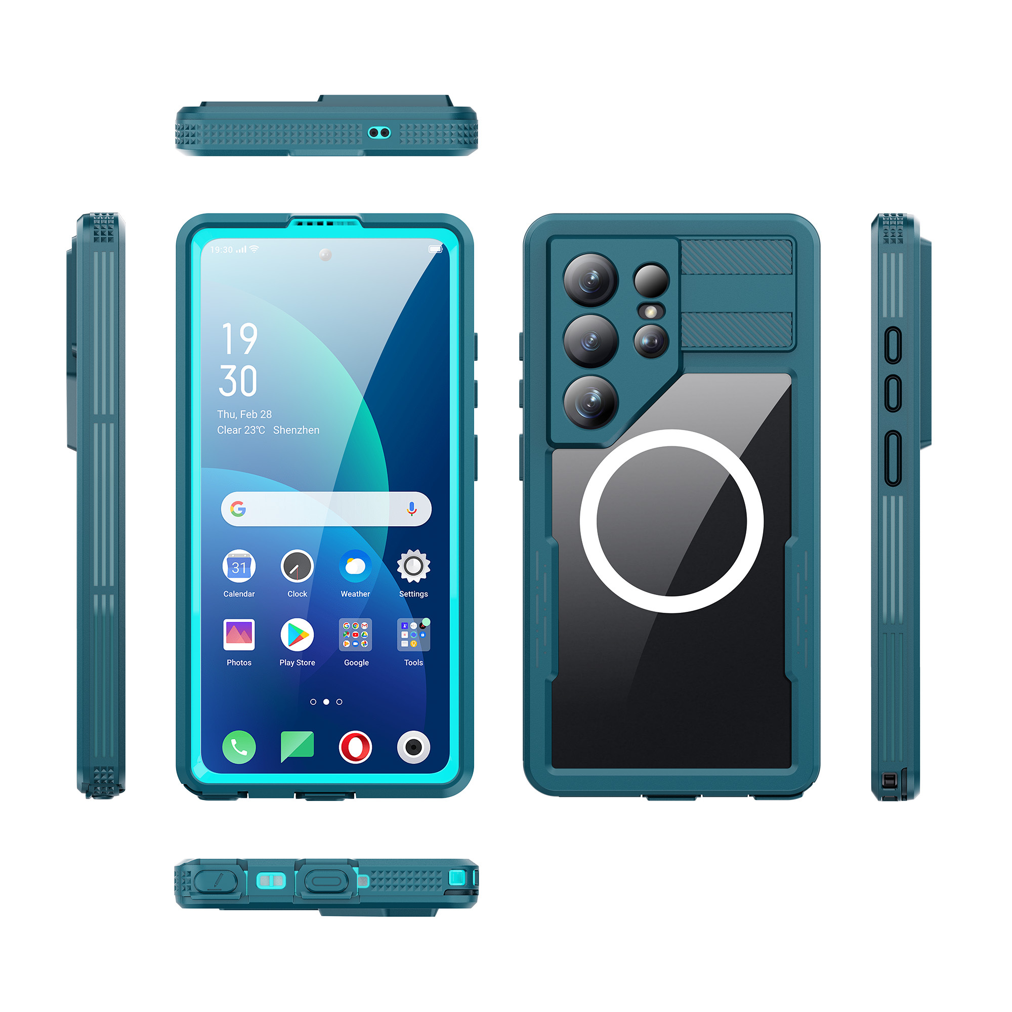 TEMU Phone Case - Full Protective Cover For Galaxy S26 Ultra, Featuring Magnetic