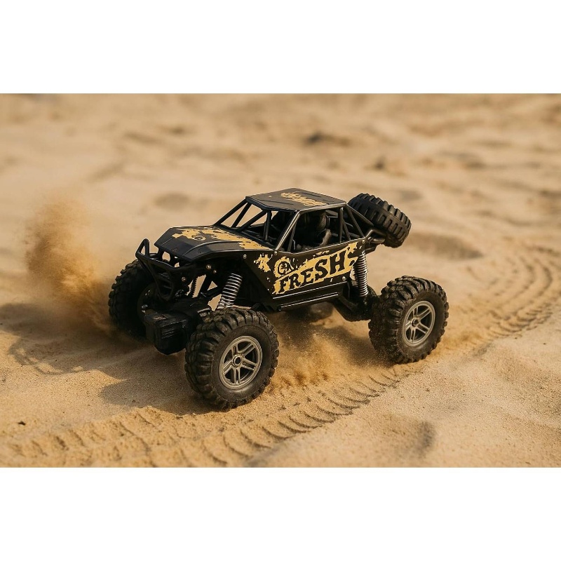 challenge rc rock crawler buggy light yellow non rechargeable 9v battery solar powered expanded polypropylene foam material Product details 4