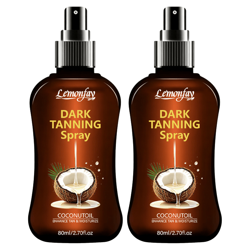 Image of 2pcs Coconut Tanning Oil Self-tanner Waterproof Tanner Tanner Indoor Tanner Tanner Moisturizing Nourishing Spray Bottle Convenient To Carry, Oxybenzone Free Coconut Tanning Oil-