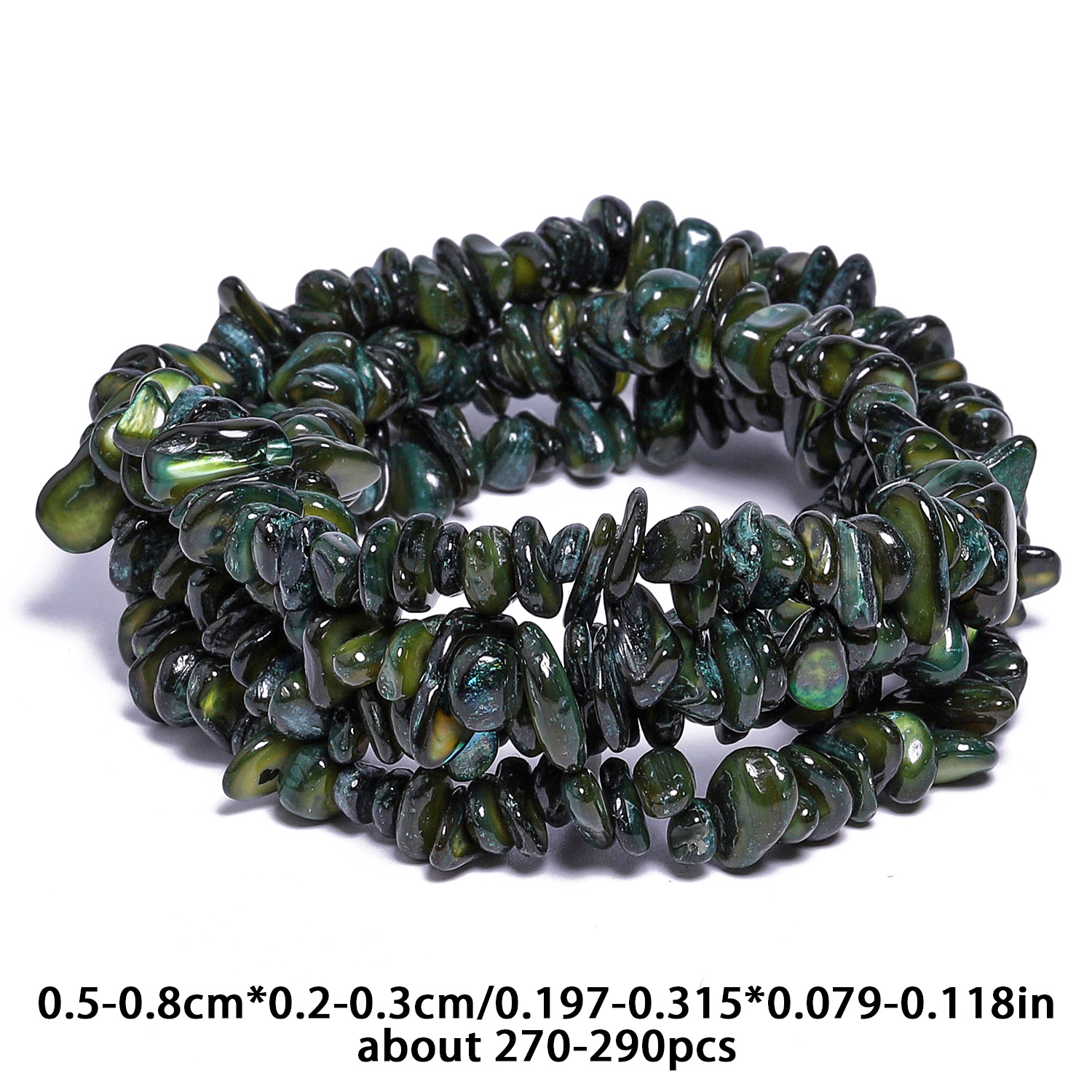 Naturally Shaped Crushed Stone Beads for Jewelry Making