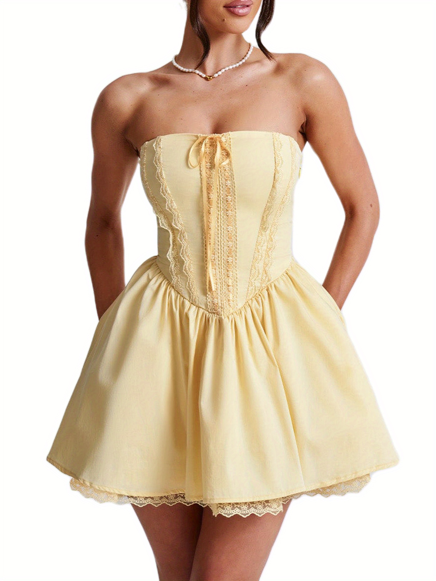 chinese dress ladies Amazon.com: TRURENDI Women Y2k Corset Mini Dress Deep V Neck A-Line  Backless Ruffle Hem Dress Casual Party Club Dress (Black, S) : Clothing,  Shoes & Jewelry main image 0