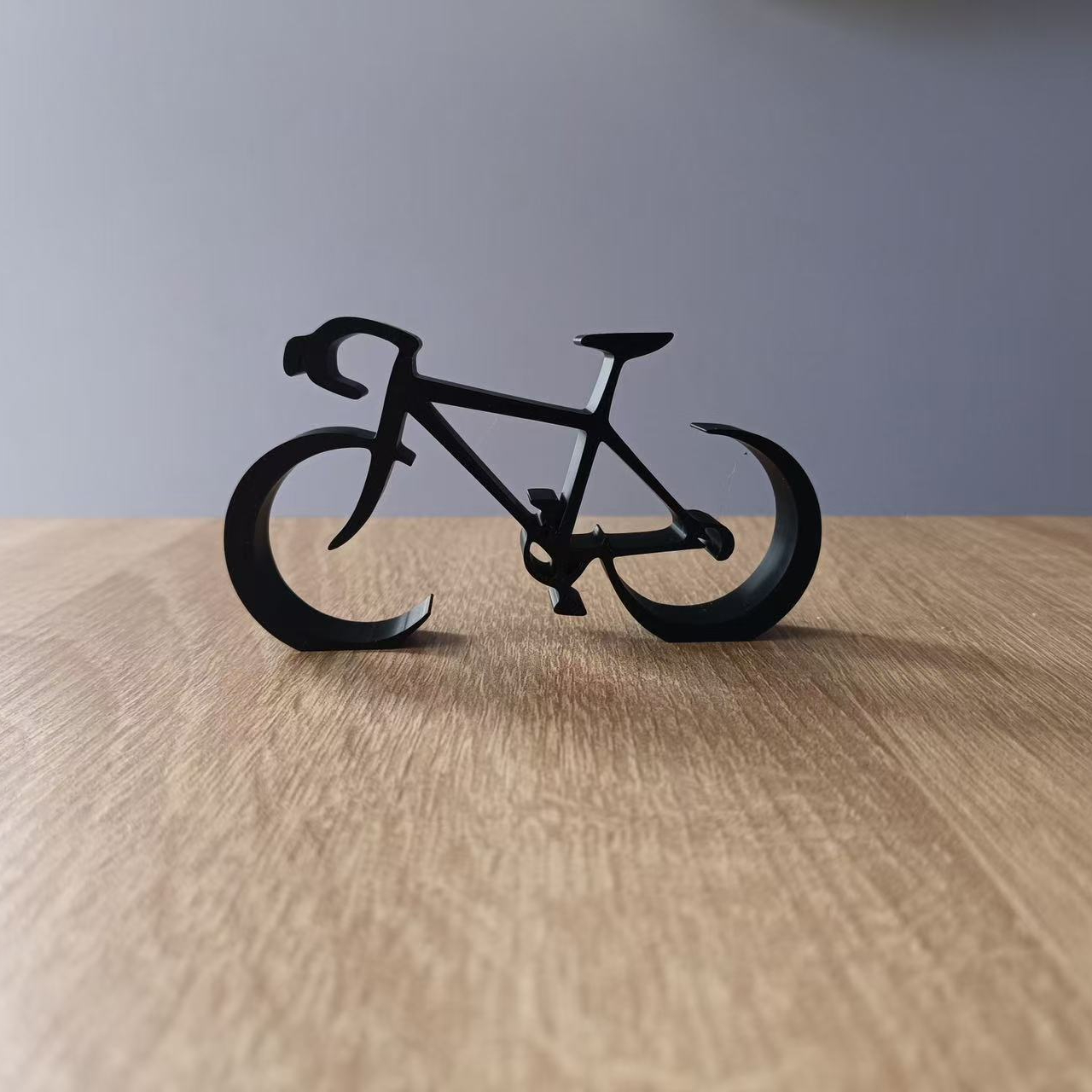 TEMU Ornement de vélo cool - Vélo de ligne minimaliste, décoration de bureau d'art moderne, décoration de bureau de bureau, style sportif, cadeau