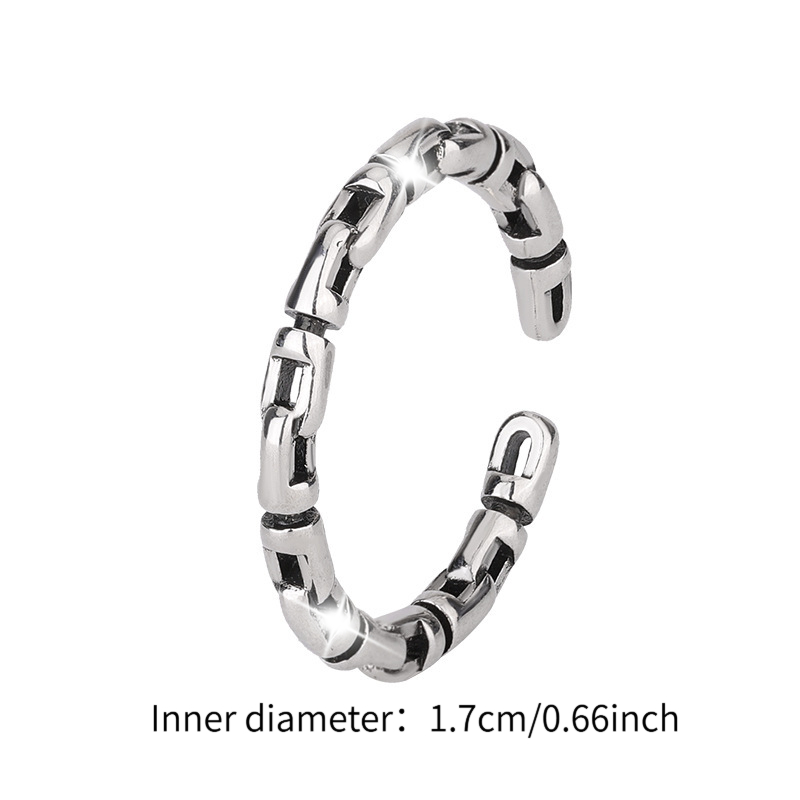 Vintage Twisted Knot Woven Open Ring, Exquisite Design
