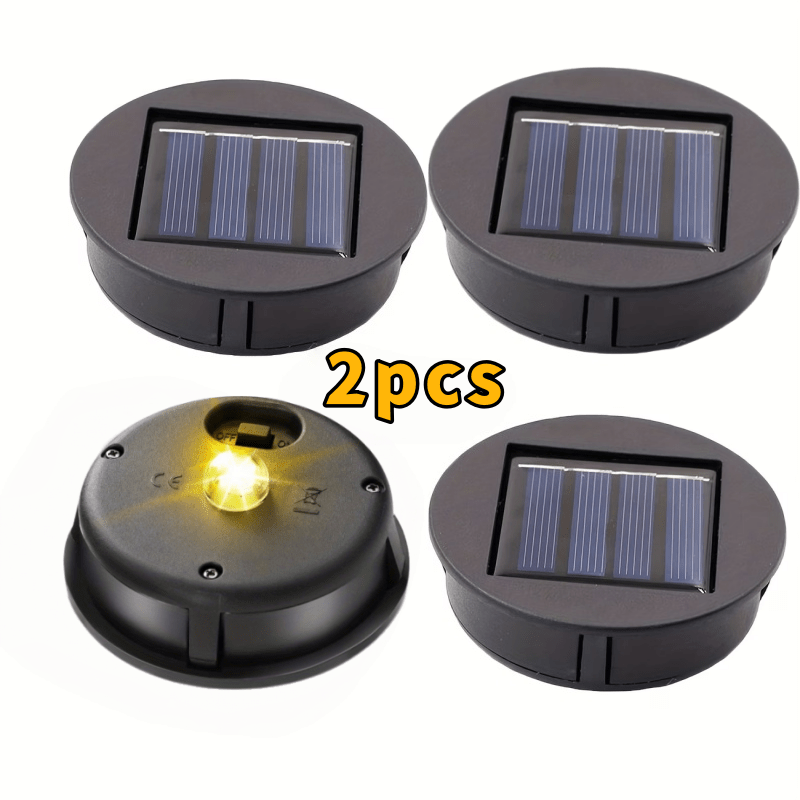 TEMU Juego de 2 piezas de pantallas de lámpara solares para exterior, adecuadas como piezas de repuesto para lámparas colgantes de exterior, lámparas
