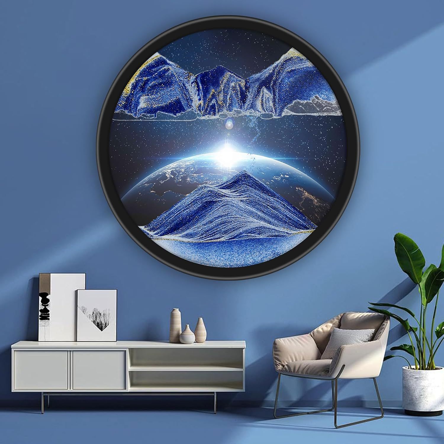 Moving Sand Art - Hypnotic Desktop Decoration With Flowing Colored Sand