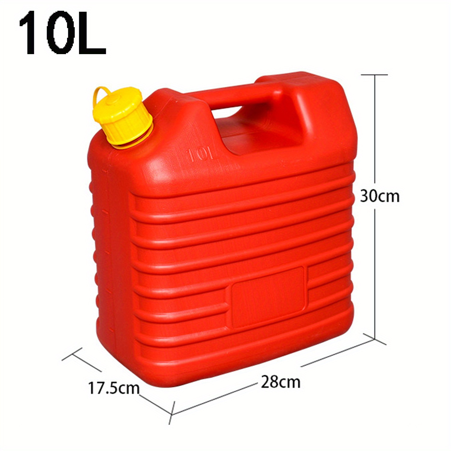 TEMU Portable Plastic Spill Proof Fuel Container Petrol Can Gasoline Oil Container Fuel Canister