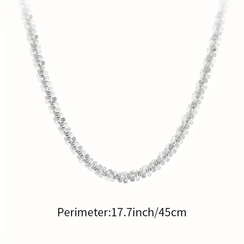 S925 Sterling Silver Pendant-Free Collarbone Chain Necklace