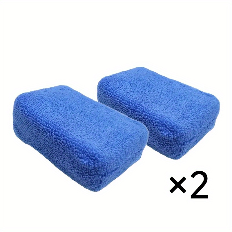 E-shop 2er-Pack Professionelle Mikrofaser-Applikatorpads, Ultra-Plüsch, Kratzfreie Schaumstoffschwämme zum Auftragen von Polituren, Versiegelungen &