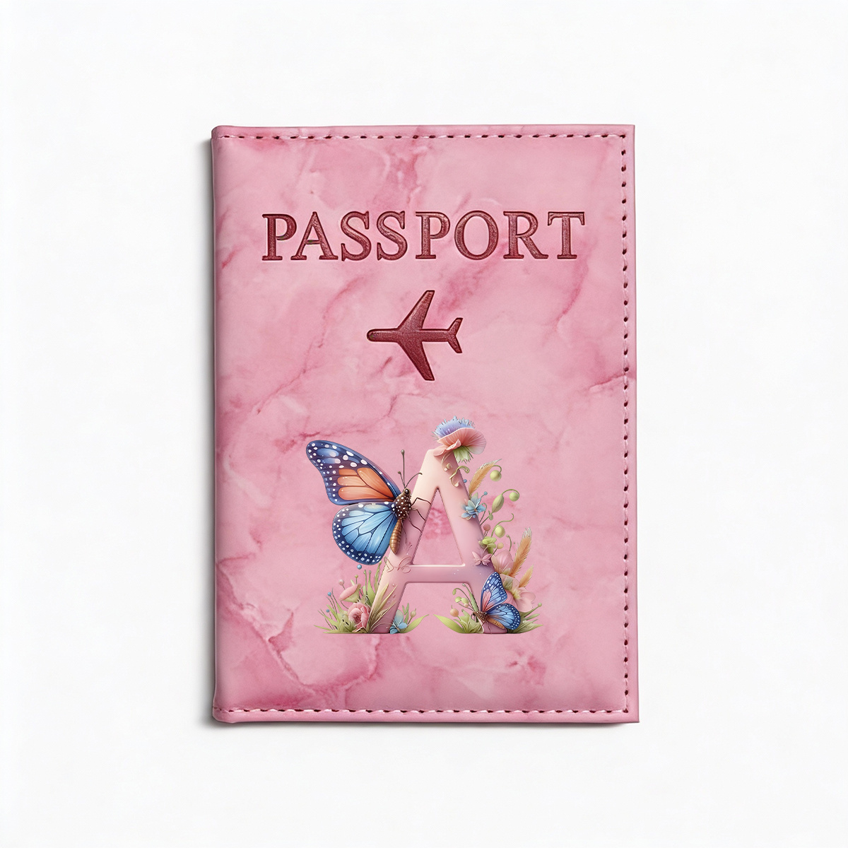 TEMU 1pc de Pasaporte de Viaje con del Alfabeto, Portapapeles de Pasaporte, Estuche de Tarjetas de Crédito de Viaje, Protector de Pasaporte de