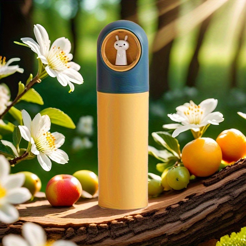 Image of 1pc Travel Toothbrush Case Portable Business Travel Wash Cup Cartoon Rabbit Large Capacity Toothpaste Container Rack Travel Toothbrush Storage Box Camping Business Travel School
