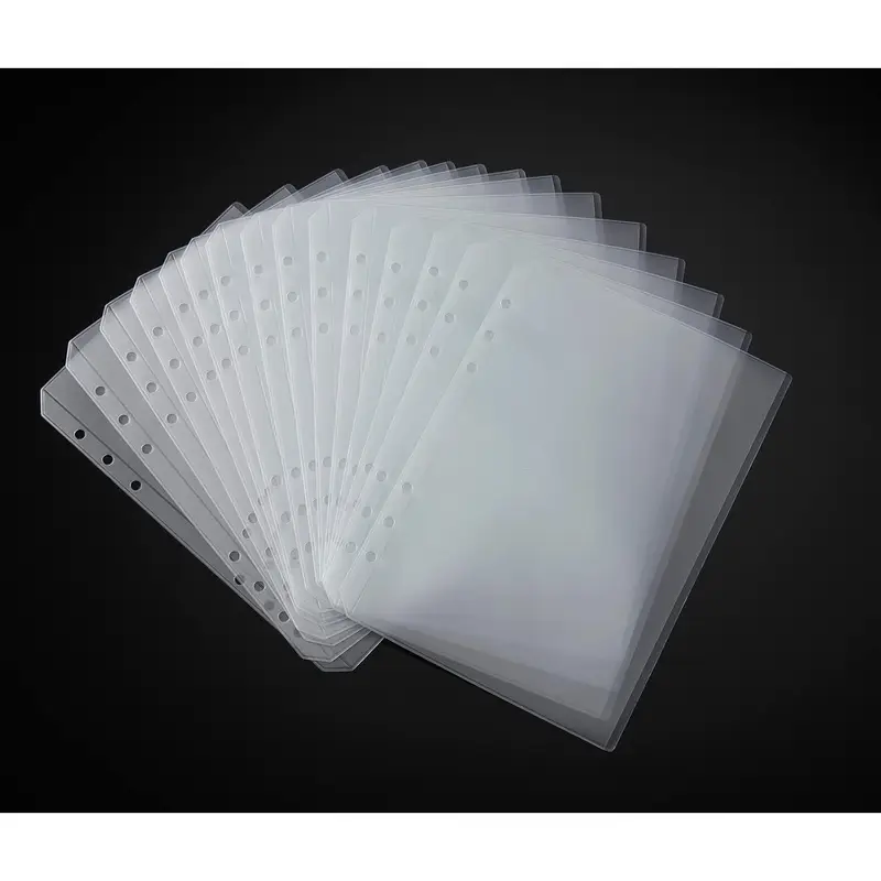 15pcs a5 a6 binder pockets no zippers budget - Temu 15pcs a5 a6 binder pockets no zippers budget - Temu